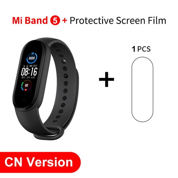 Xiaomi Mi Band 5 Smart Bracelet 1.1" Heart Rate Fitness Tracker Bluetooth 5.0 Waterproof Miband5