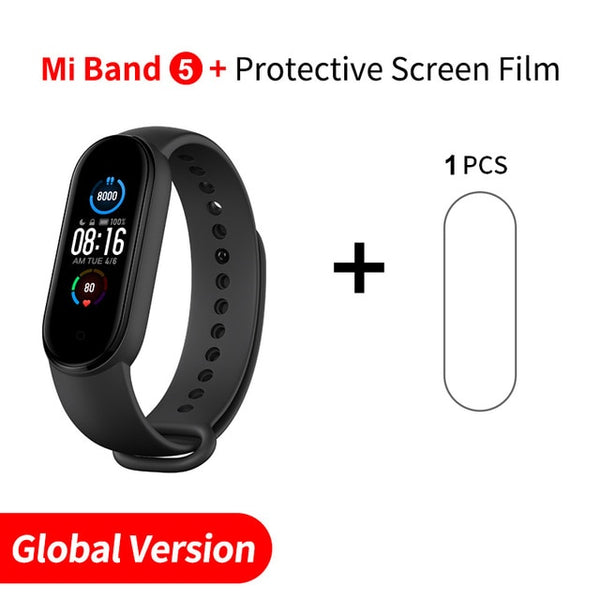 Xiaomi Mi Band 5 Smart Bracelet 1.1" Heart Rate Fitness Tracker Bluetooth 5.0 Waterproof Miband5