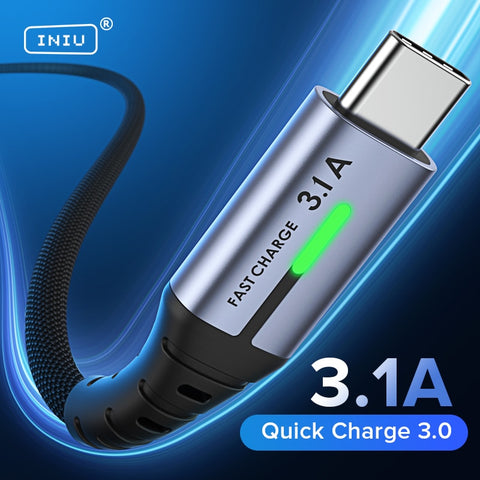 USB Type C Cable Fast USB Charging Type-C Charger